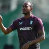 Jofra Archer in training