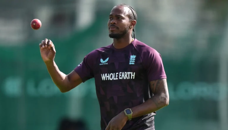 Jofra Archer in training