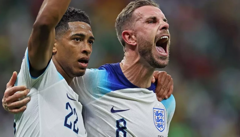 Jude Bellingham and Jordan Henderson.