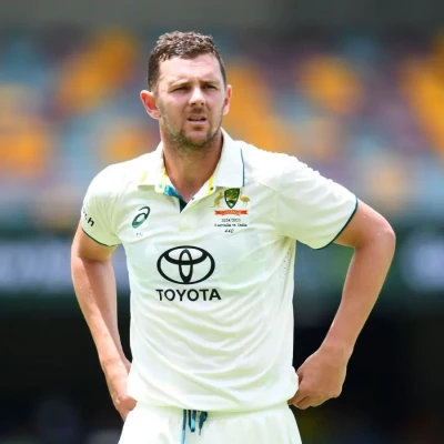 Josh Hazelwood test whites 2024 alalmy