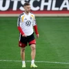 Joshua Kimmich of Germany leaves the field injured 