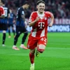 Lennart Karl of Bayern Munich celebrates scoring 