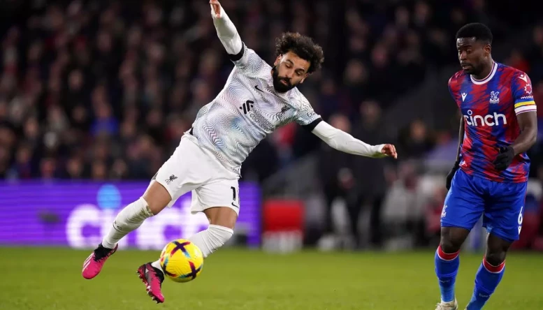Mohamed Salah rattled the crossbar soon after the restart