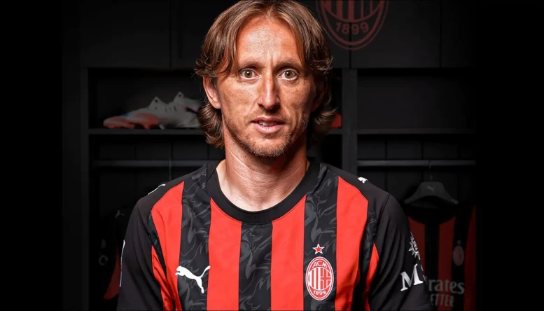 Luka Modric of AC Milan -