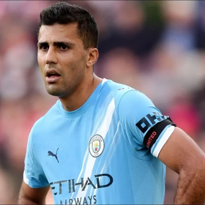 Manchester City's Rodri during the Premier League