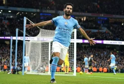 Ilkay Gundogan netted the second goal for City