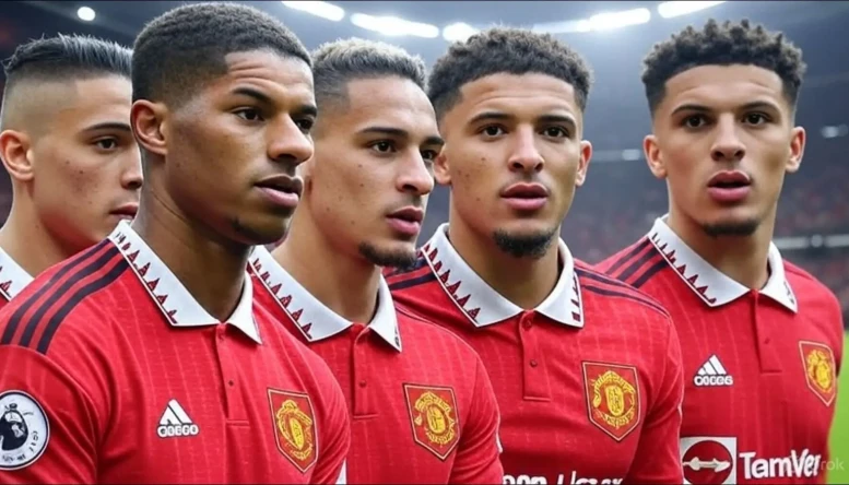 Marcus Rashford, Jadon Sancho, Antony, and Alejandro Garnacho