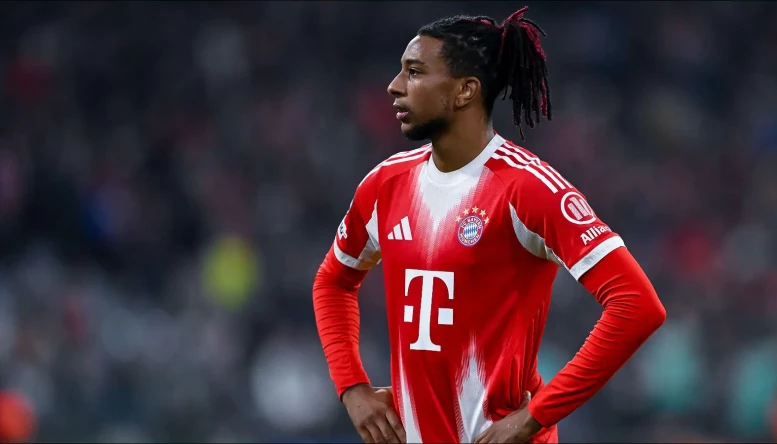 Michael Olise of Bayern Munich in action
