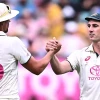 Mitchell Starc and Pat Cummins 2025 Alamy