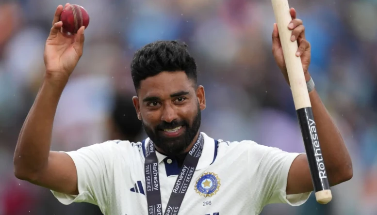 Mohammed Siraj Test man of the match