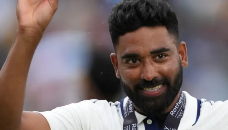 Mohammed Siraj Test man of the match