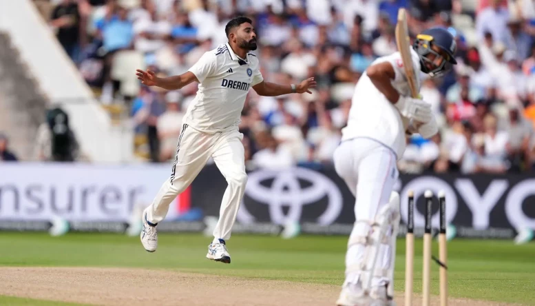 Mohammed Siraj v England 2nd test day 3 2025