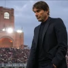 Napoli's head coach Antonio Conte leaves the field 