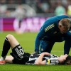 Newcastle United's Anthony Gordon injured