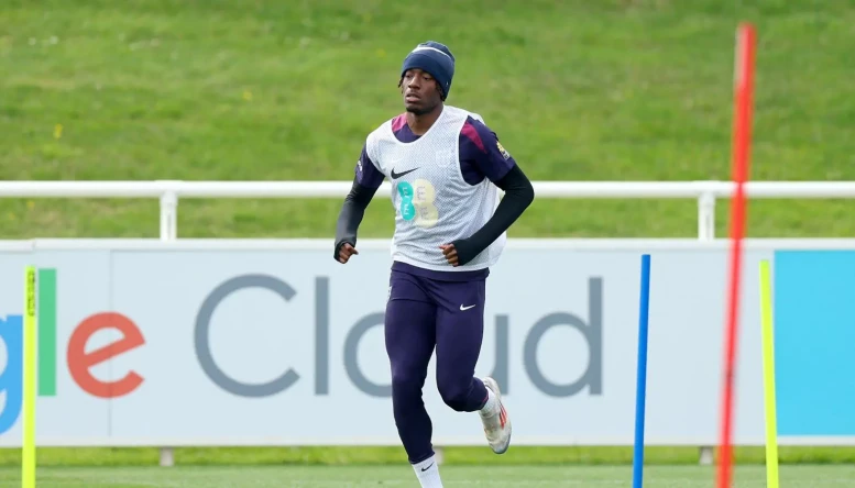 Noni Madueke England training 9 June, 2025