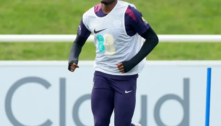 Noni Madueke England training 9 June, 2025