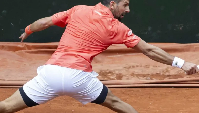 Novak Djokovic at the Geneva Open