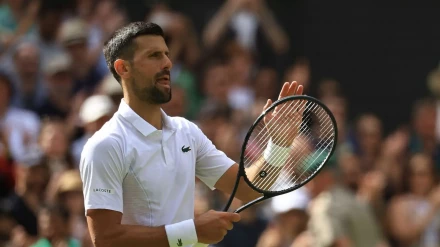 Novak Djokovic at Wimbledon