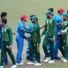 Pakistan and Afghanistan shaking hands