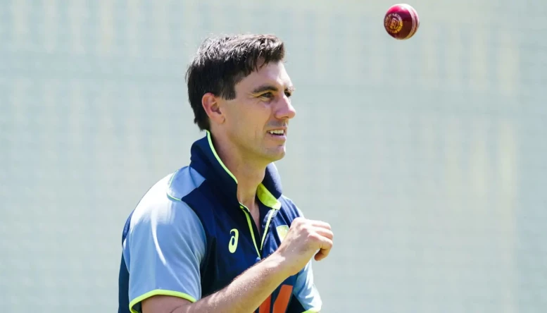 Pat Cummins in training