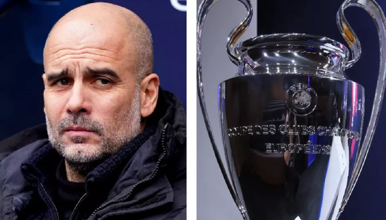 Pep Guardiola has his eyes on the Champions League trophy this season