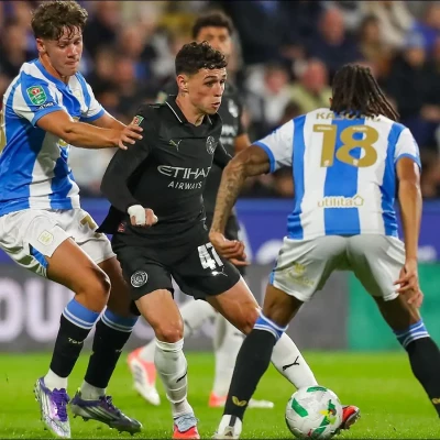 Phil Foden of Manchester City in action 