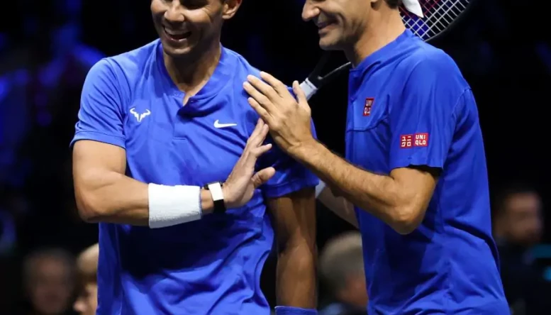 Rafael Nadal and Roger Federer