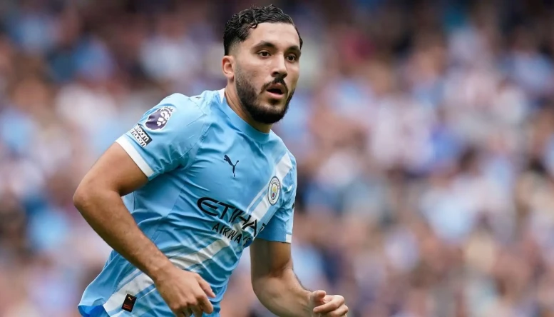 Rayan Cherki of Manchester City injured