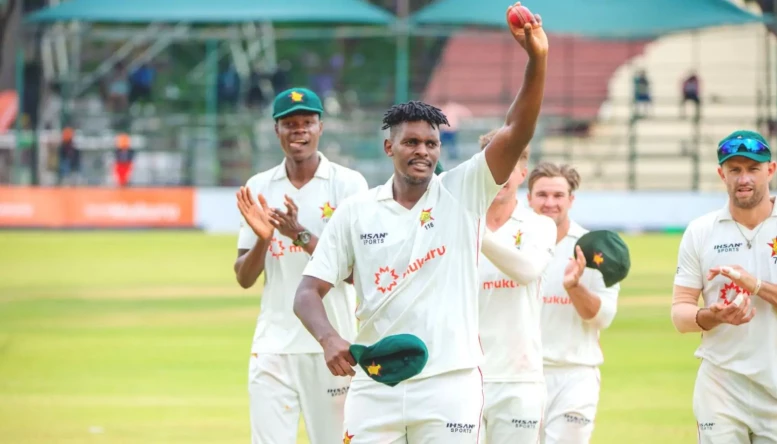 Richard Ngarava Test five-wicket haul