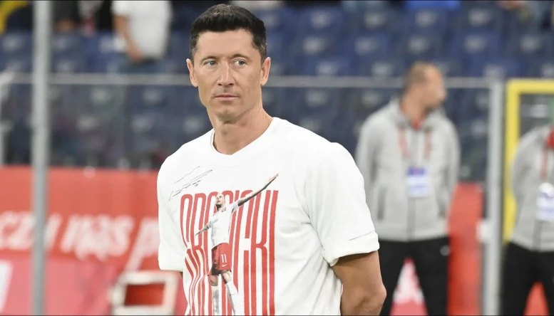 Robert Lewandowski of Poland