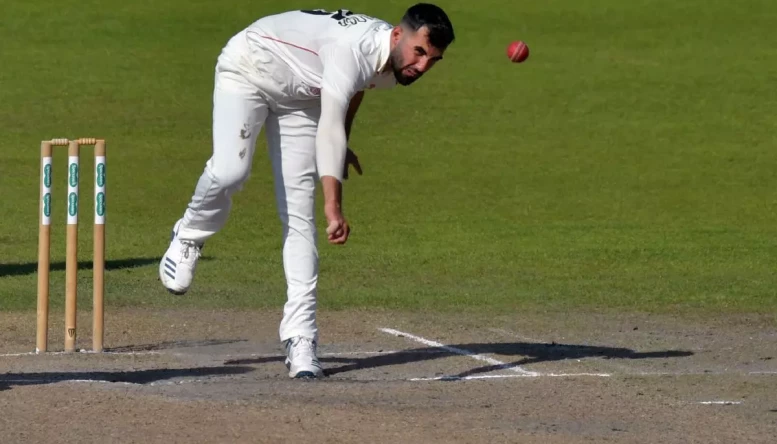 Saqib Mahmood went for one