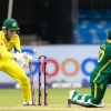 Sinalo Jafta bowled out