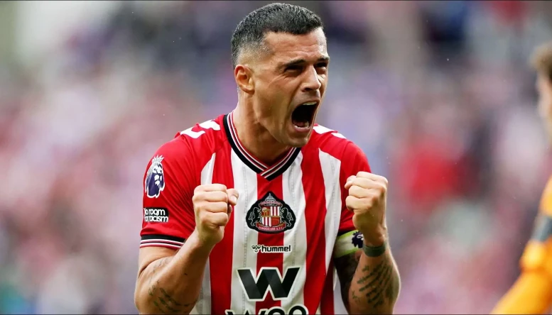 Sunderland captain Granit Xhaka 