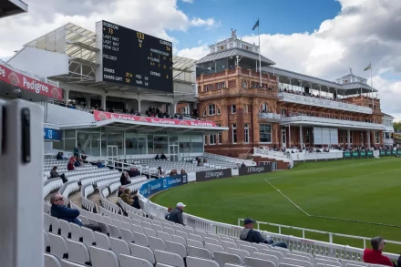 The Victorian Pavilion at Lord's cricket ground.
