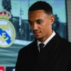 Trent Alexander-Arnold at the Real Madrid press conference