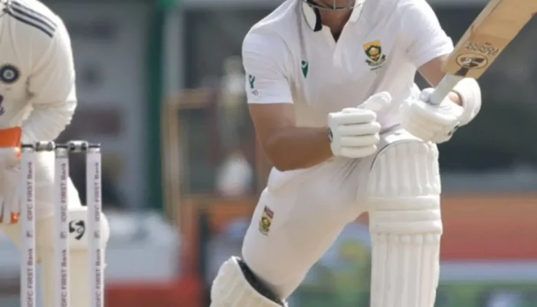 Tristan Stubbs Test batting v Ind