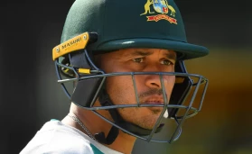 Captain Usman Khawaja notched a half-century for Brisbane Heat