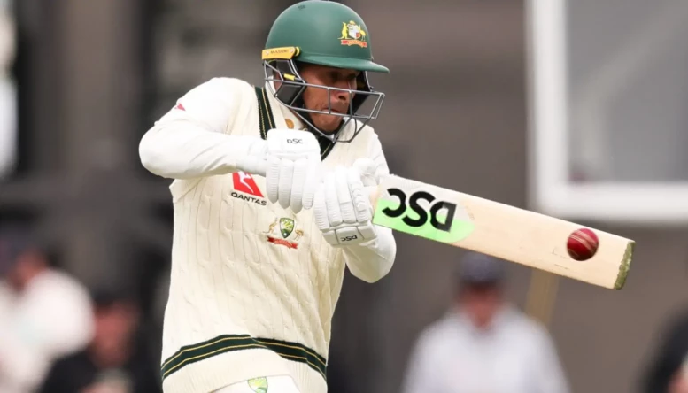 Usman Khawaja close-up