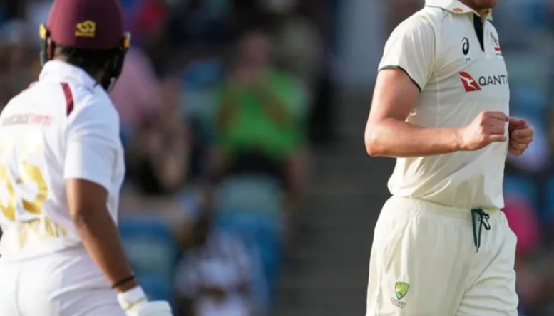 West indies v Australia 1st Test day 1 Josh Hazelwood