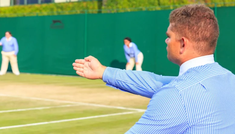 Wimbledon line judge