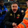 Wolverhampton Wanderers manager Vitor Pereira reacts to fans 