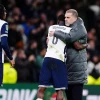Yves Bissouma hugs Ange Postecoglou 19 Dec, 2024